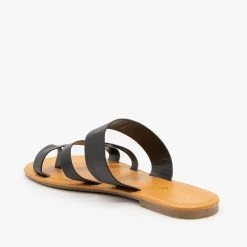 Bamboo Shoes Strappy Multi-Tone Sandals Newest Arrivals