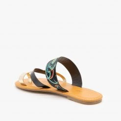 Bamboo Shoes Strappy Multi-Tone Sandals Newest Arrivals