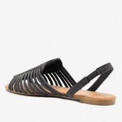 Qupid Shoes Newest Arrivals Strappy Slingback Flats