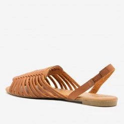 Qupid Shoes Newest Arrivals Strappy Slingback Flats