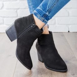 Bamboo Shoes Newest Arrivals Strappy Tied Ankle Bootie