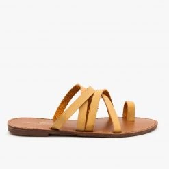 Fashion Focus Strappy Toe Hold Sandals