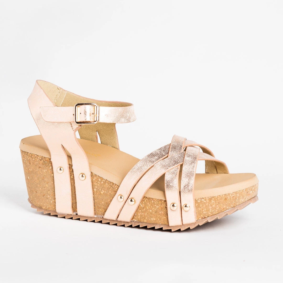 Refresh Strappy Woven Wedges Newest Arrivals 3 Refresh Strappy Woven Wedges Newest Arrivals