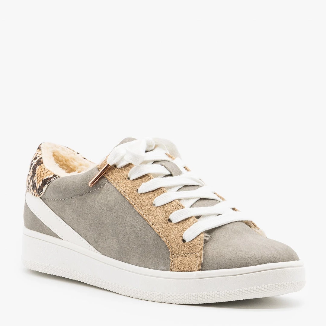 Nature Breeze Street Style Faux Sherpa Lined Sneakers 5 Nature Breeze Street Style Faux Sherpa Lined Sneakers