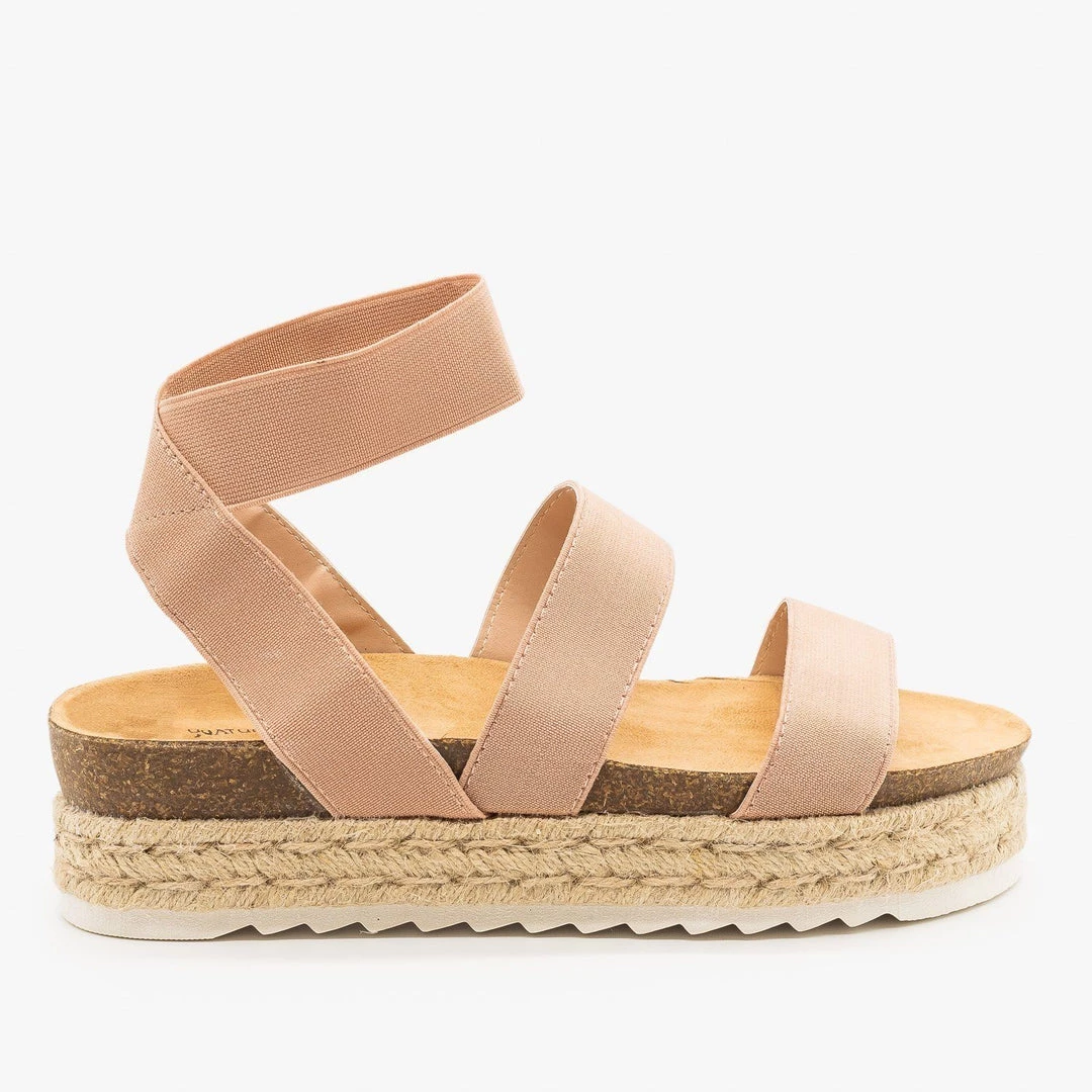 Nature Breeze Stretchy Espadrille Platform Sandals Newest Arrivals 4 Nature Breeze Stretchy Espadrille Platform Sandals Newest Arrivals