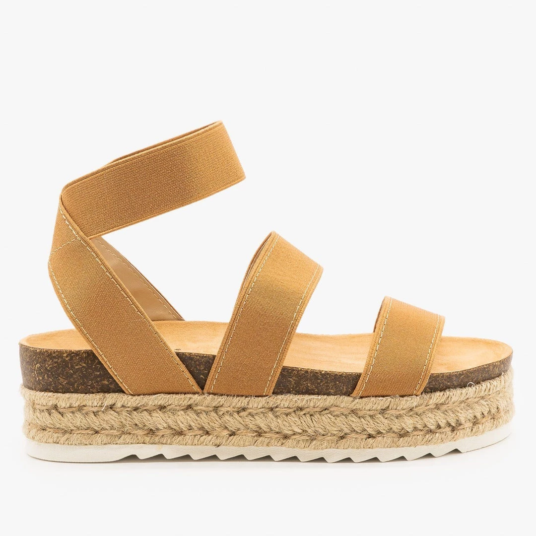 Nature Breeze Stretchy Espadrille Platform Sandals Newest Arrivals 10 Nature Breeze Stretchy Espadrille Platform Sandals Newest Arrivals