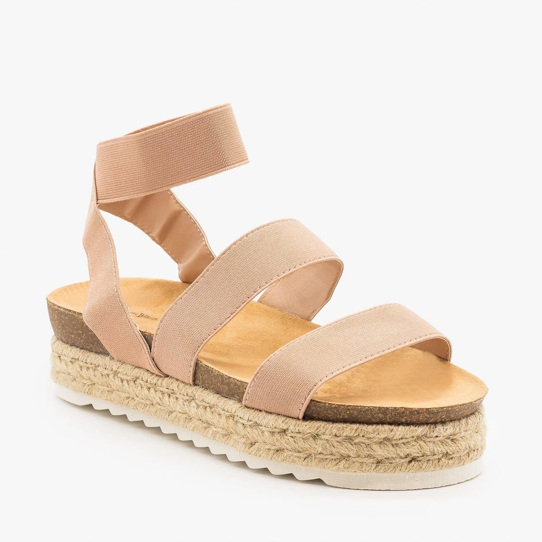 Nature Breeze Stretchy Espadrille Platform Sandals Newest Arrivals 6 Nature Breeze Stretchy Espadrille Platform Sandals Newest Arrivals