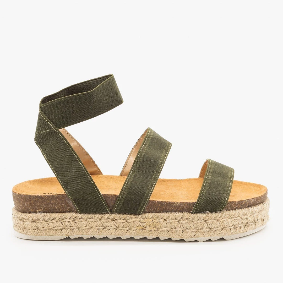 Nature Breeze Stretchy Espadrille Platform Sandals Newest Arrivals 7 Nature Breeze Stretchy Espadrille Platform Sandals Newest Arrivals