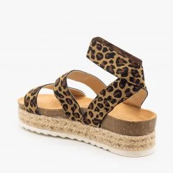Nature Breeze Stretchy Espadrille Platform Sandals Newest Arrivals