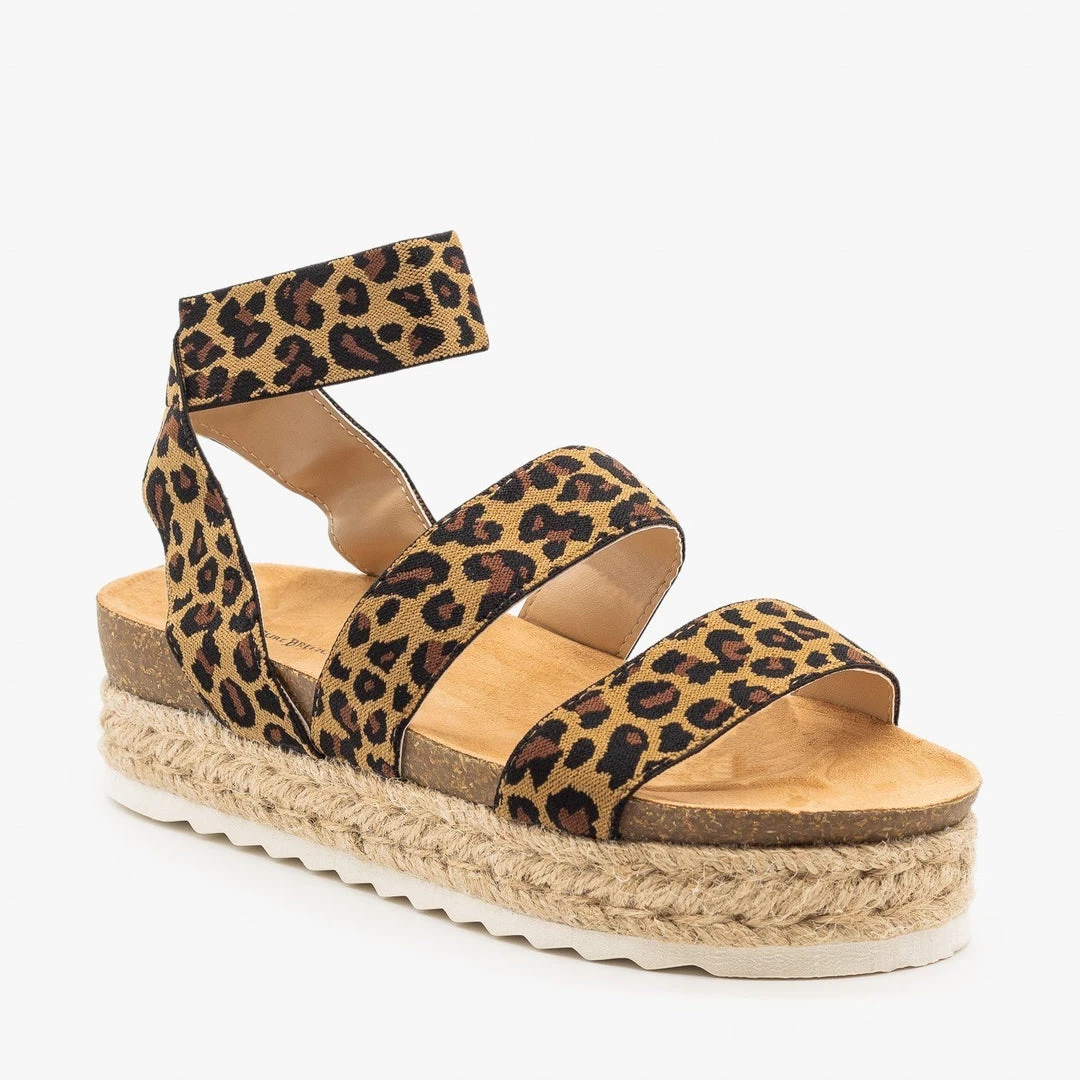 Nature Breeze Stretchy Espadrille Platform Sandals Newest Arrivals 3 Nature Breeze Stretchy Espadrille Platform Sandals Newest Arrivals