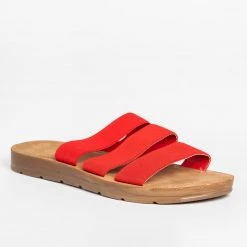 Forever Stretchy Triple Strap Sandals Newest Arrivals