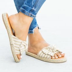 Weeboo Striped Bow Tie Espadrille Sandals 21 Weeboo Striped Bow Tie Espadrille Sandals