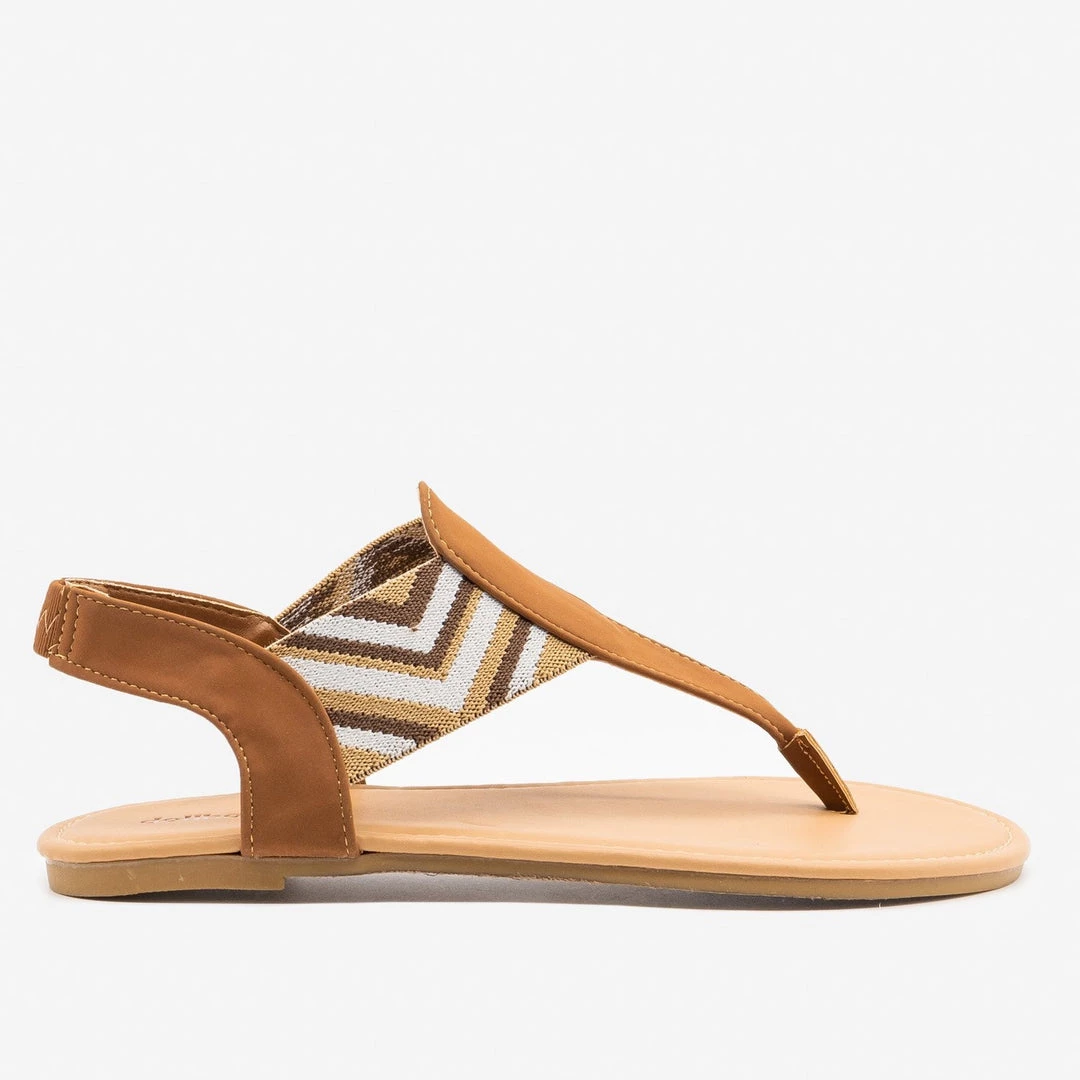 Dollhouse Shoes Striped Elastic Slingback Sandals 1 Dollhouse Shoes Striped Elastic Slingback Sandals