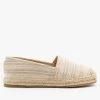 Top Moda Newest Arrivals Striped Espadrille Slip On Flats