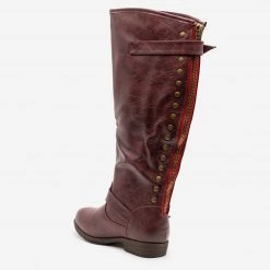 Refresh Newest Arrivals Studded Accent Riding Boots