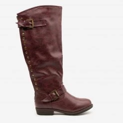 Refresh Newest Arrivals Studded Accent Riding Boots