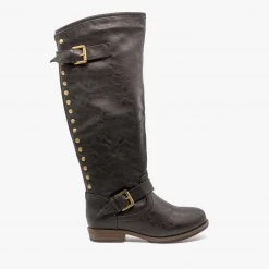 Refresh Newest Arrivals Studded Accent Riding Boots