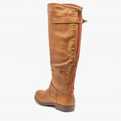 Refresh Newest Arrivals Studded Accent Riding Boots