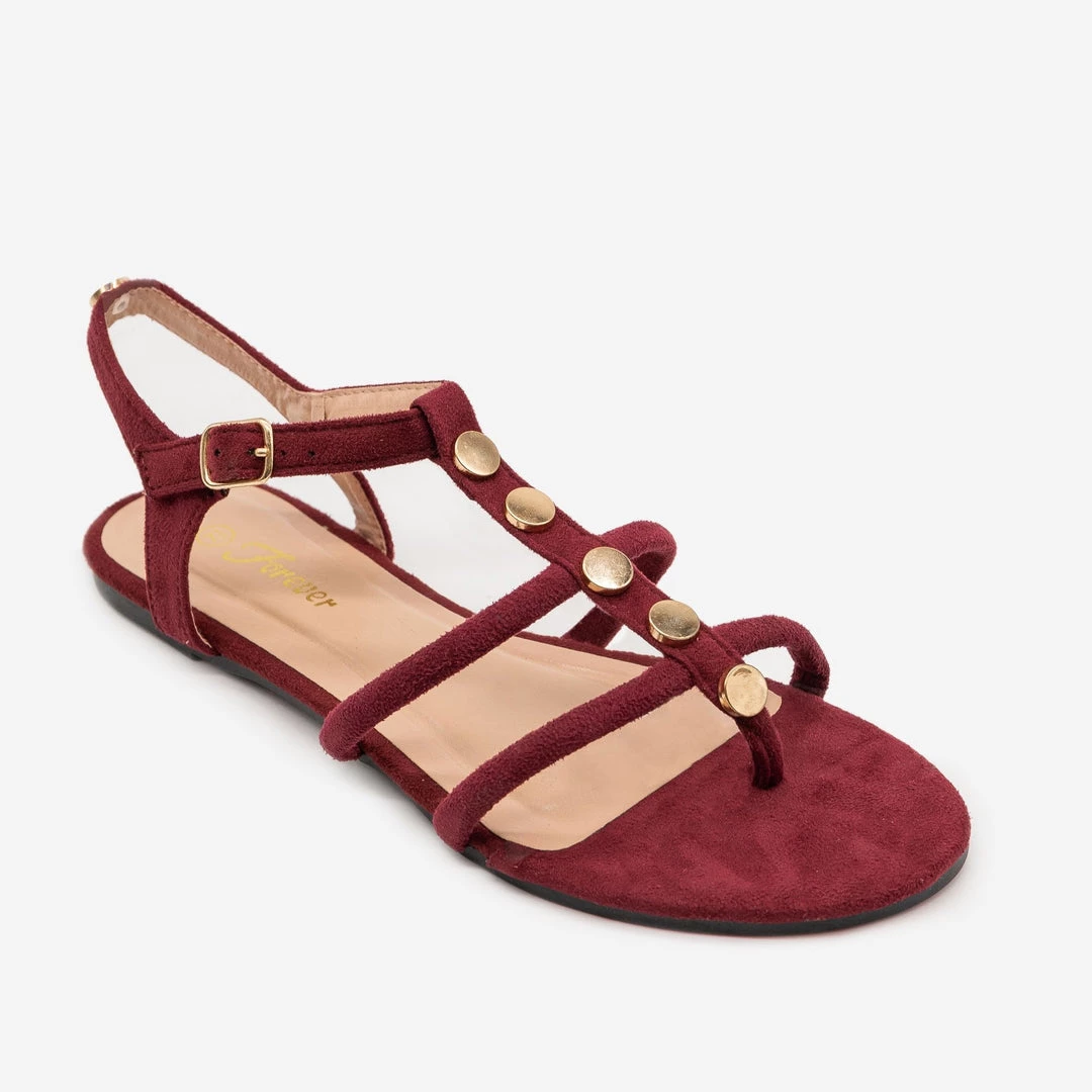 Forever Newest Arrivals Studded Boho Sandals 2 Forever Newest Arrivals Studded Boho Sandals