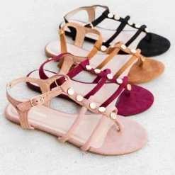 Forever Newest Arrivals Studded Boho Sandals 9 Forever Newest Arrivals Studded Boho Sandals