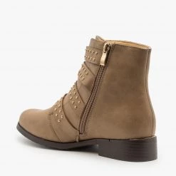 Reneeze Shoes Studded Buckle Boot