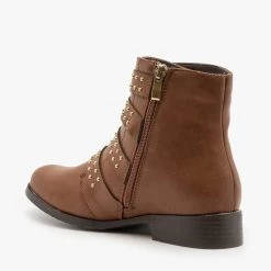 Reneeze Shoes Studded Buckle Boot