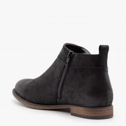 Mata Studded Burnished Toe Booties Newest Arrivals