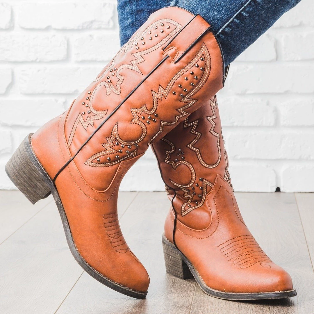 Dollhouse Shoes Studded Cowgirl Boots 3 Dollhouse Shoes Studded Cowgirl Boots