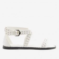 Qupid Shoes Newest Arrivals Studded Criss Cross Sandals