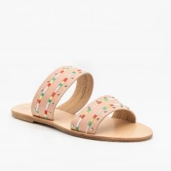 Beast Shoes Studded Double Strap Sandals Newest Arrivals