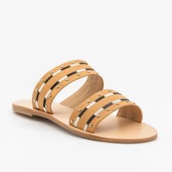 Beast Shoes Studded Double Strap Sandals Newest Arrivals