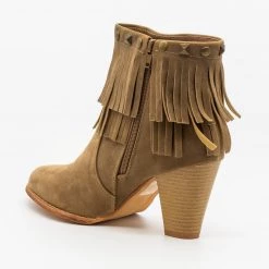 Mi.im Studded Fringe Fashion Booties 7 Mi.im Studded Fringe Fashion Booties