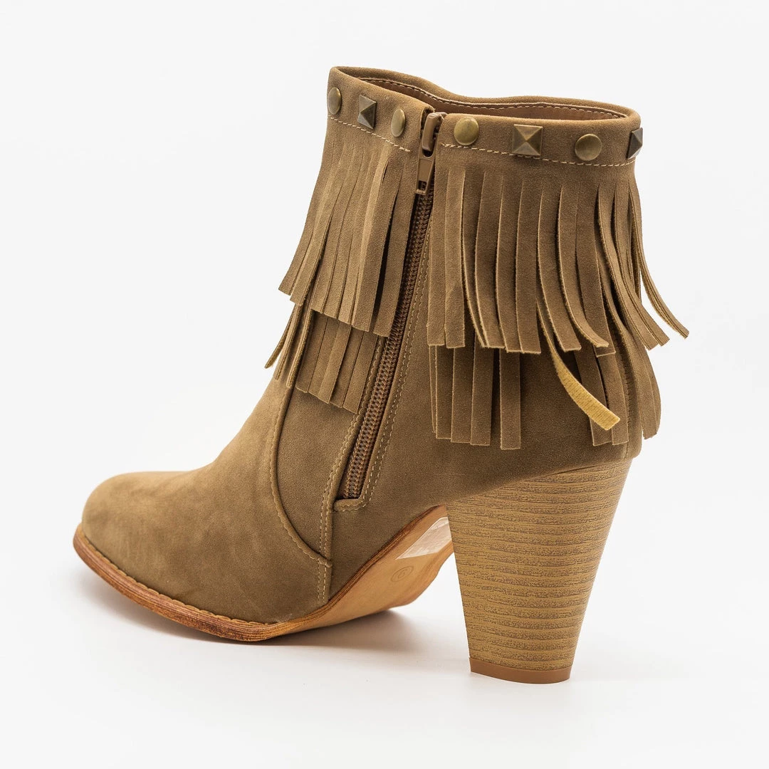 Mi.im Studded Fringe Fashion Booties 4 Mi.im Studded Fringe Fashion Booties