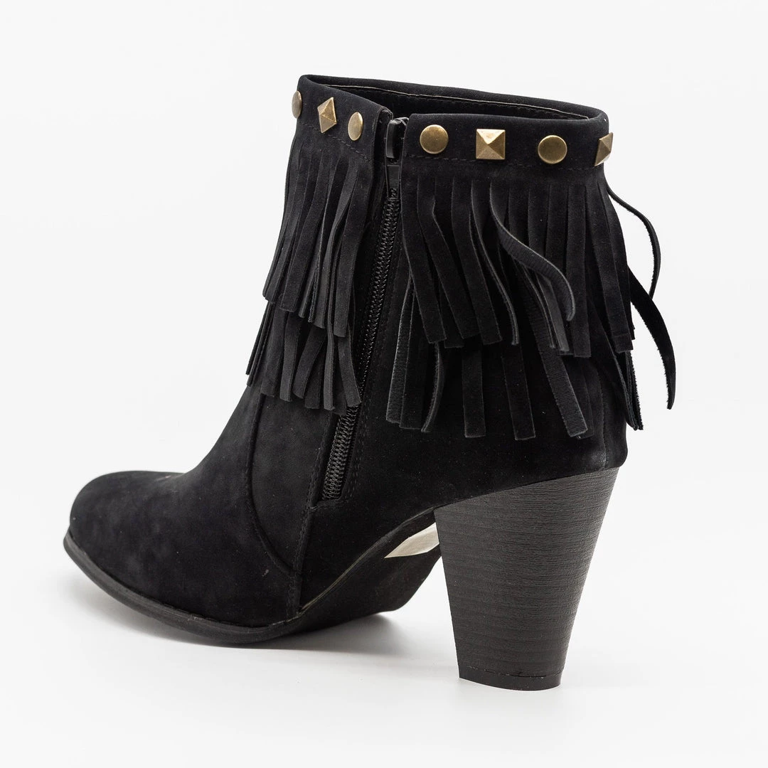 Mi.im Studded Fringe Fashion Booties 3 Mi.im Studded Fringe Fashion Booties