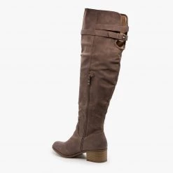 AMS Shoes Newest Arrivals Studded Knee High Boots