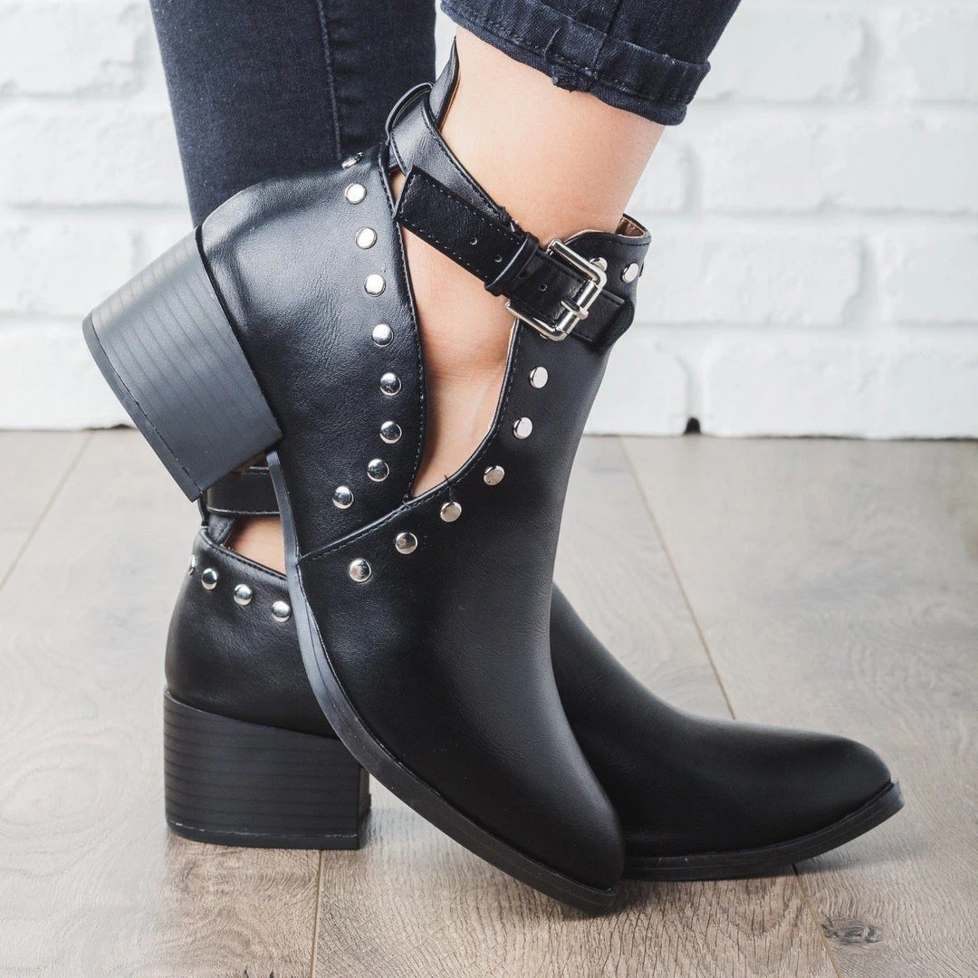 Qupid Shoes Studded Rocker Booties Newest Arrivals 3 Qupid Shoes Studded Rocker Booties Newest Arrivals