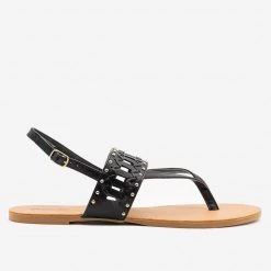 Qupid Shoes Studded Simple Slingback Sandals Newest Arrivals 12 Qupid Shoes Studded Simple Slingback Sandals Newest Arrivals