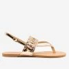 Qupid Shoes Studded Simple Slingback Sandals Newest Arrivals