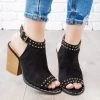 Qupid Shoes Newest Arrivals Studded Slingback Booties
