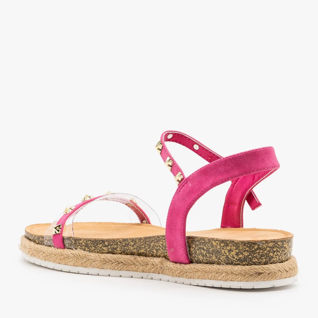 Nature Breeze Studded Strappy Espadrille Sandals 6 Nature Breeze Studded Strappy Espadrille Sandals