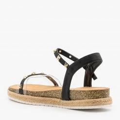 Nature Breeze Studded Strappy Espadrille Sandals 18 Nature Breeze Studded Strappy Espadrille Sandals