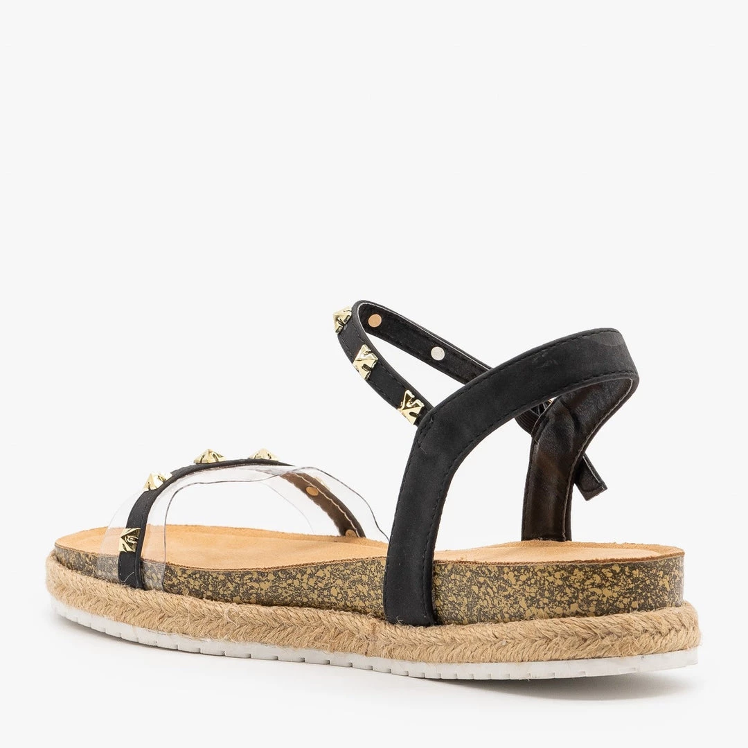 Nature Breeze Studded Strappy Espadrille Sandals 9 Nature Breeze Studded Strappy Espadrille Sandals