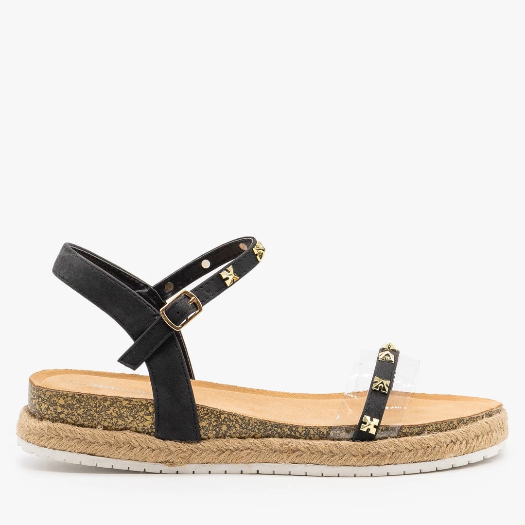 Nature Breeze Studded Strappy Espadrille Sandals 7 Nature Breeze Studded Strappy Espadrille Sandals