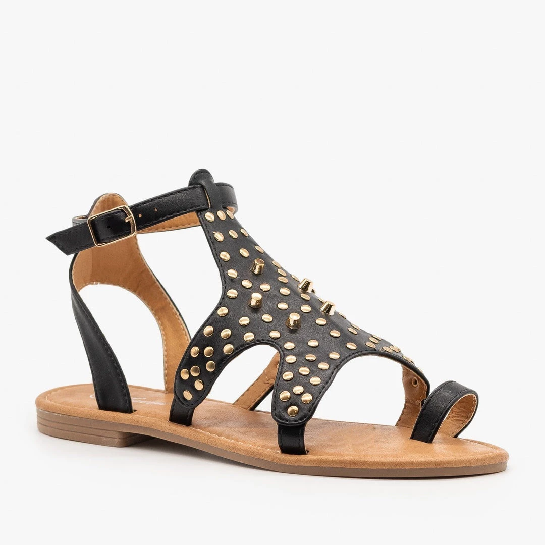Forever Newest Arrivals Studded Toe Hold Sandals 9 Forever Newest Arrivals Studded Toe Hold Sandals