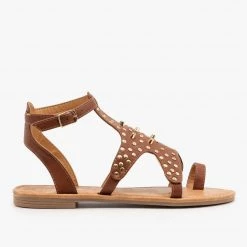 Forever Newest Arrivals Studded Toe Hold Sandals 12 Forever Newest Arrivals Studded Toe Hold Sandals