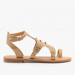 Forever Newest Arrivals Studded Toe Hold Sandals