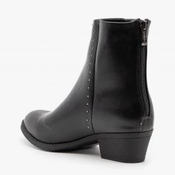 Nature Breeze Newest Arrivals Studded West-Inspired Booties