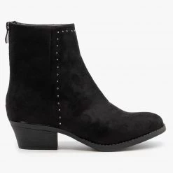 Nature Breeze Newest Arrivals Studded West-Inspired Booties