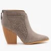 Qupid Shoes Stunning Laser Cut Booties Newest Arrivals