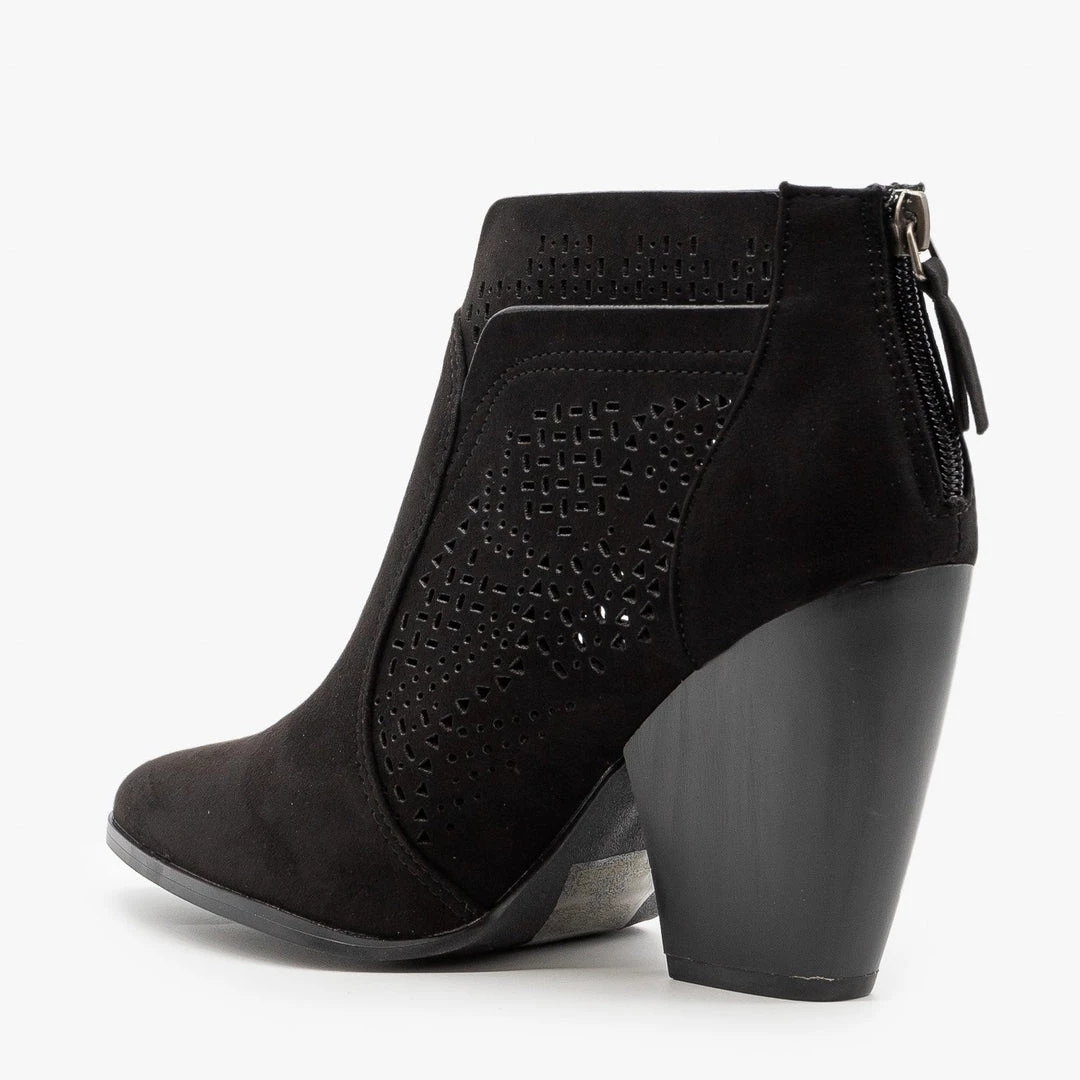 Qupid Shoes Stunning Laser Cut Booties Newest Arrivals 6 Qupid Shoes Stunning Laser Cut Booties Newest Arrivals